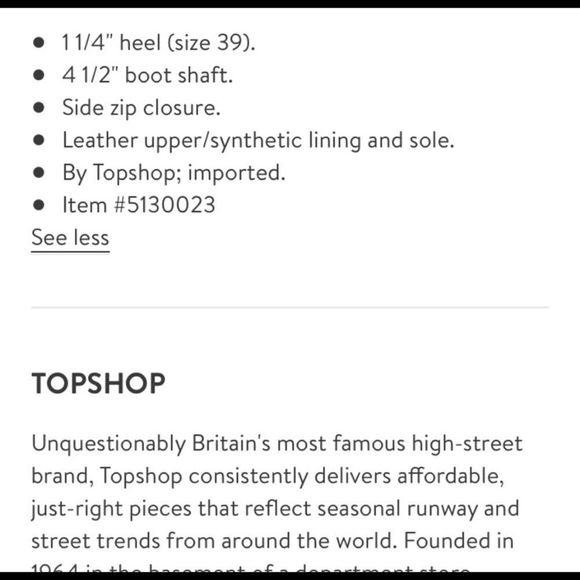 TOPSHOP Black Fringe Leather Ankle Booties block heel zipper round toe 37/6.5 - Picture 15 of 16